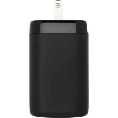 Logo trade promotional merchandise image of: ADAPT 25W recycled plastic PD travel charger